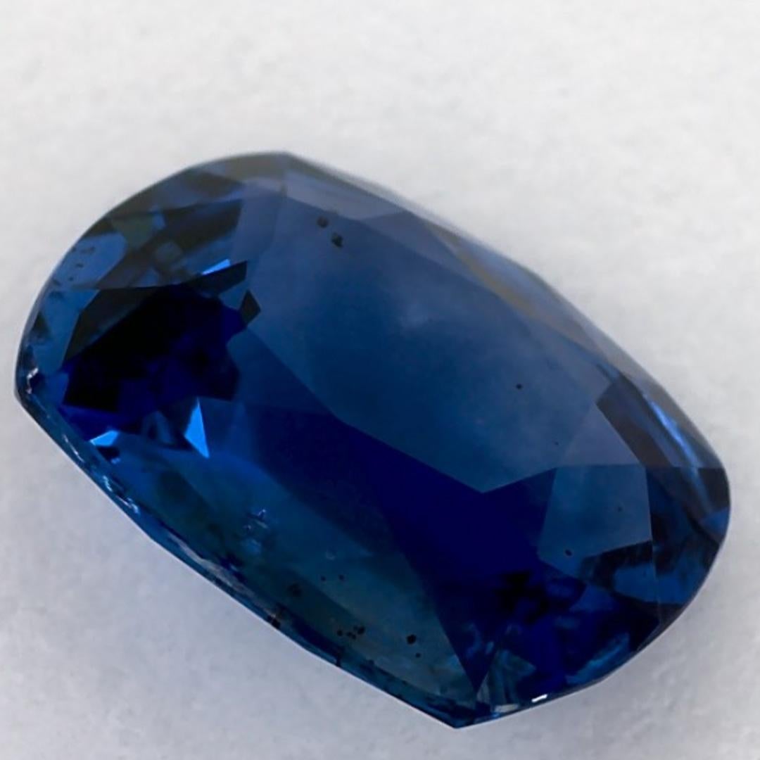 1.45 Ct Blue Sapphire Cushion Loose Gemstone in vendita 1