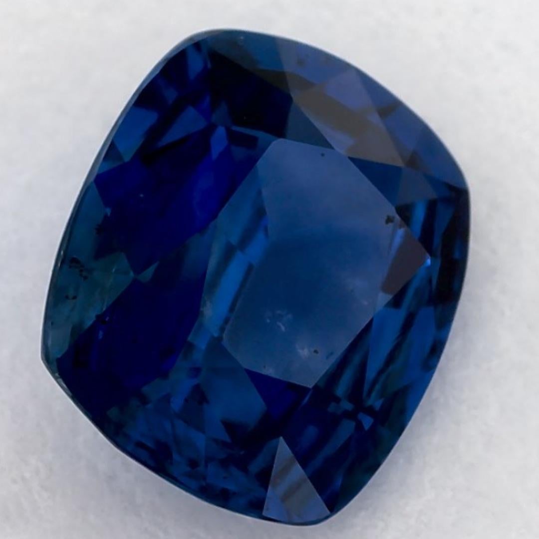 Taglio cuscino 1.45 Ct Blue Sapphire Cushion Loose Gemstone in vendita
