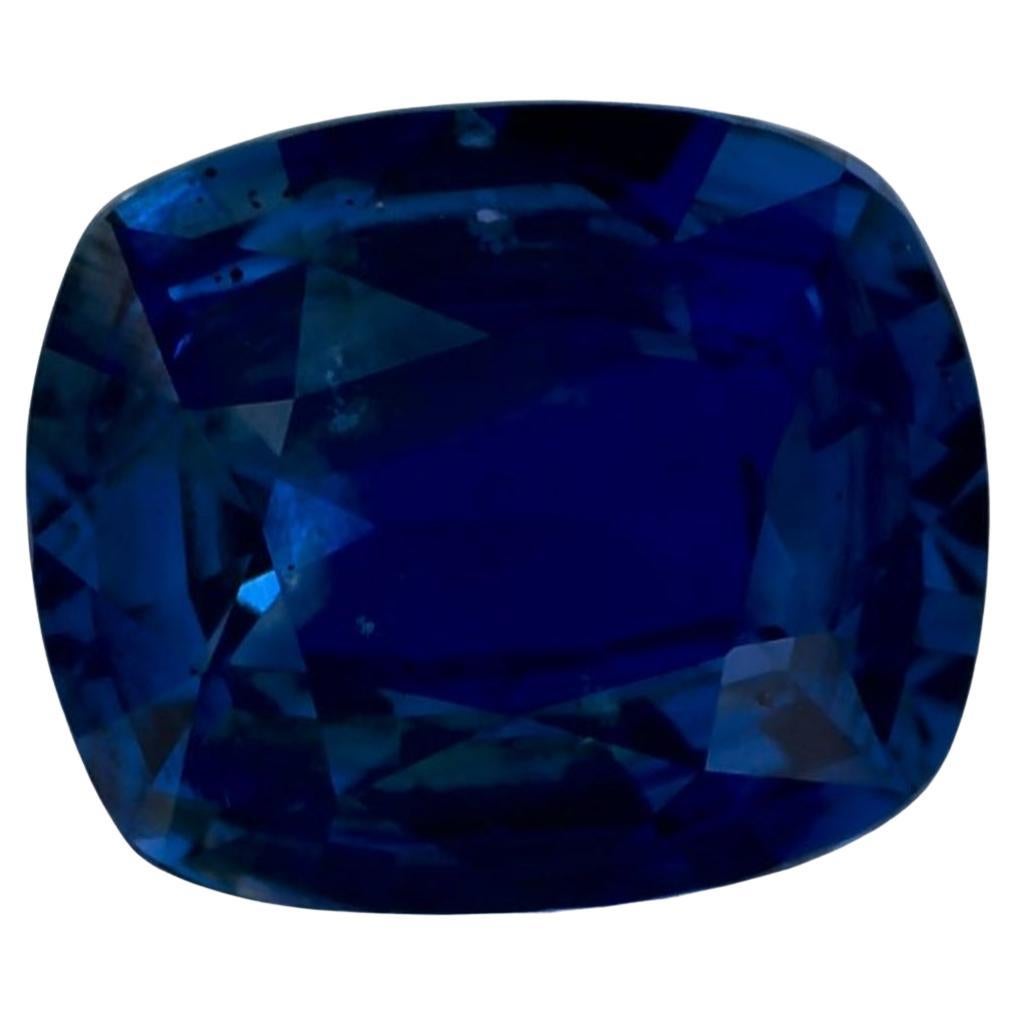 1.45 Ct Blue Sapphire Cushion Loose Gemstone