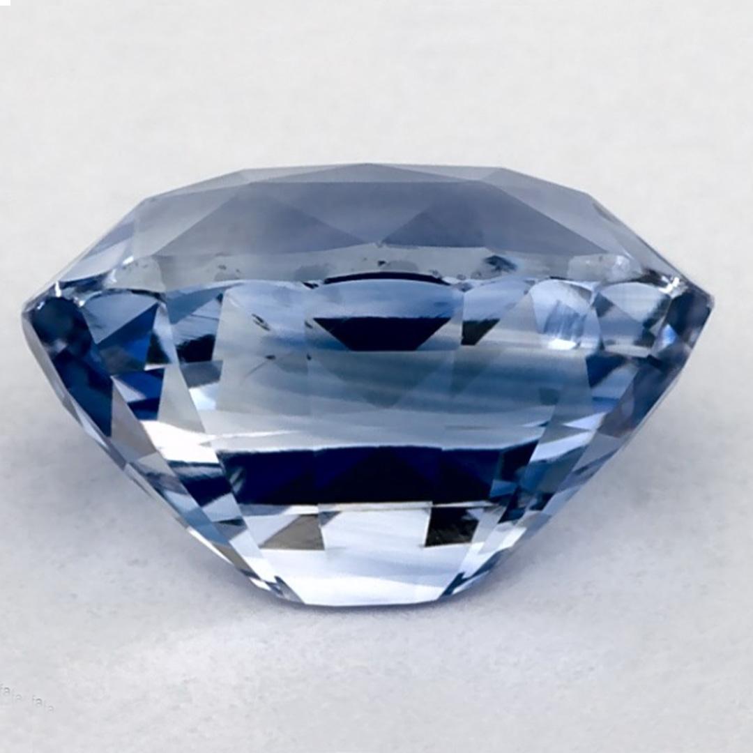 1.45 Ct Blue Sapphire Oval Loose Gemstone In New Condition For Sale In Fort Lee, NJ