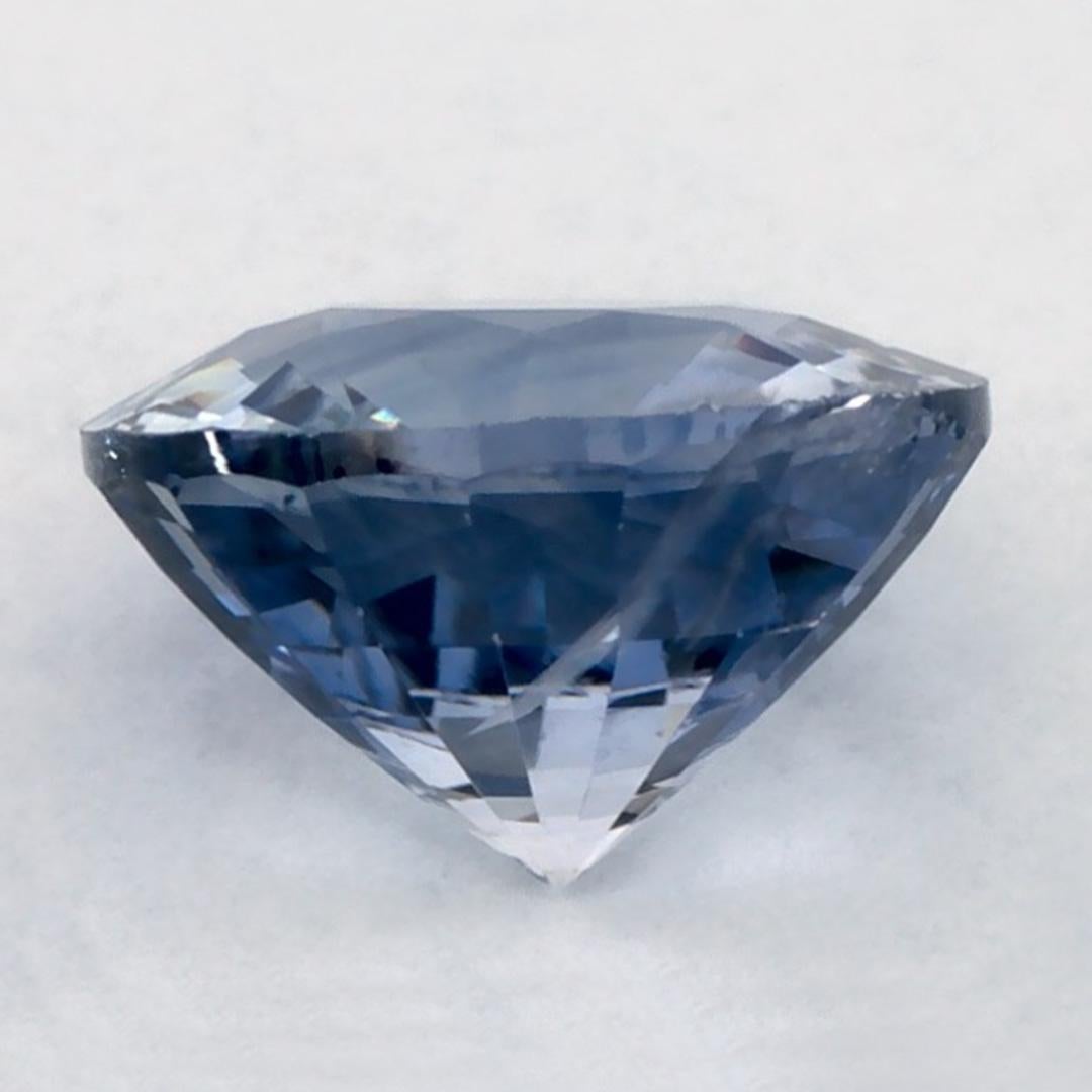 1.45 carati di zaffiro blu rotondo sfuso In condizioni Nuovo in vendita a Fort Lee, NJ