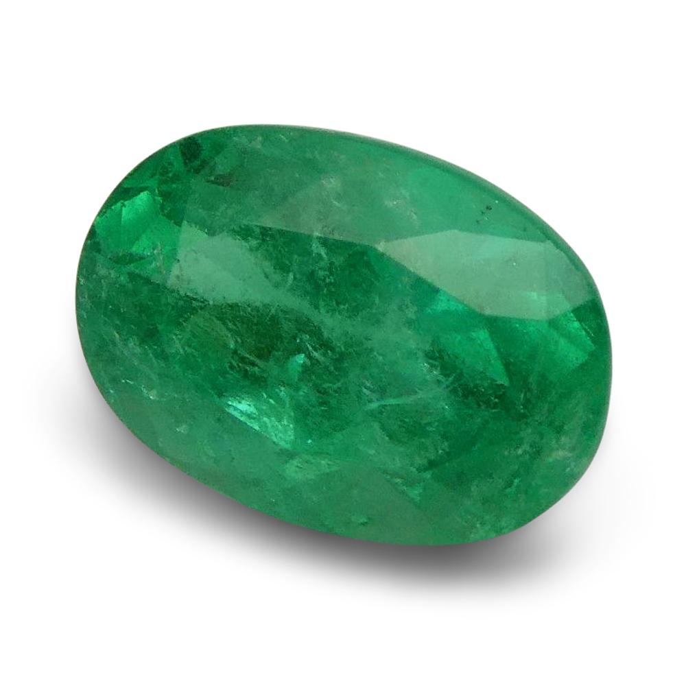 1.45 Carat GIA Certified Colombian Emerald 5