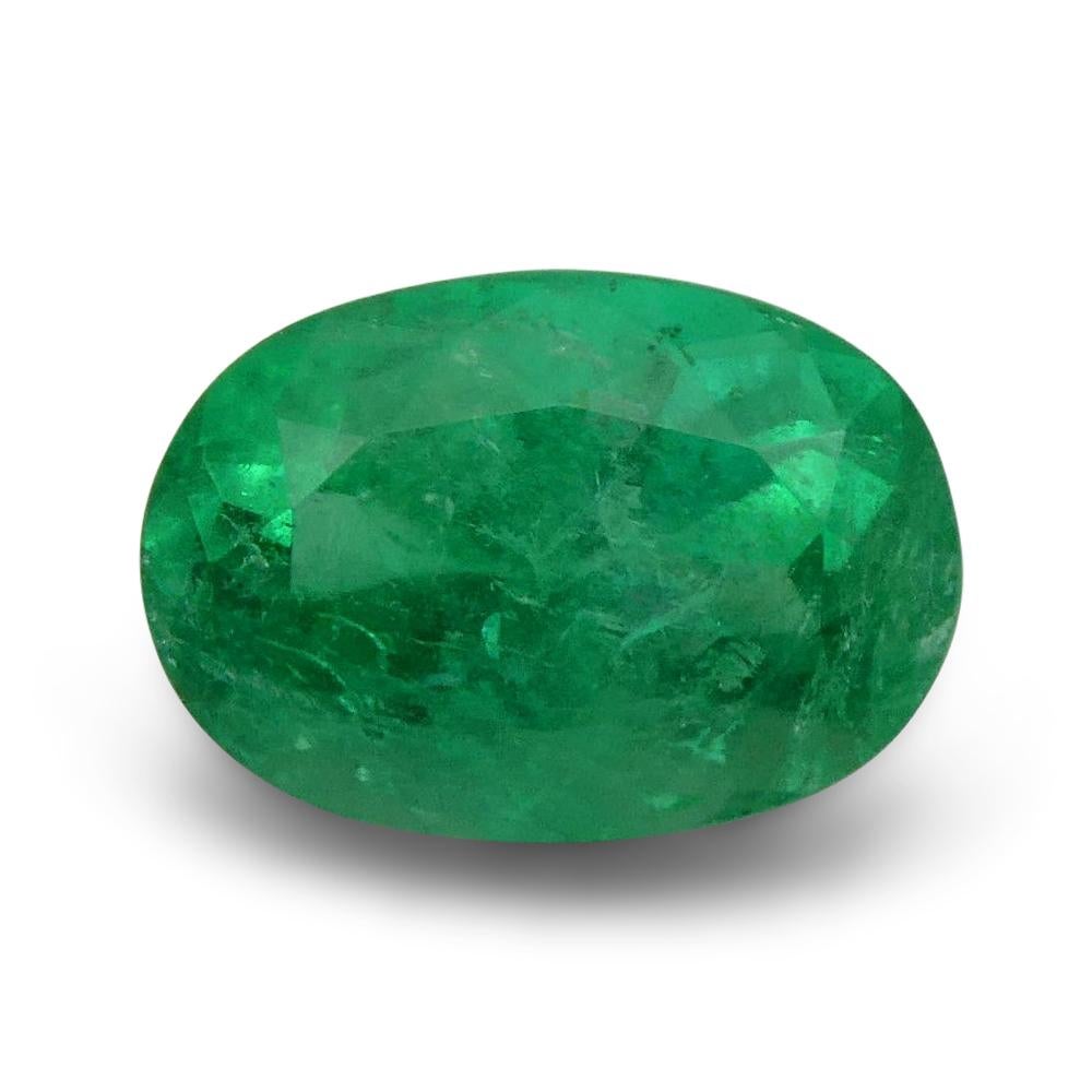 1.45 Carat GIA Certified Colombian Emerald 7