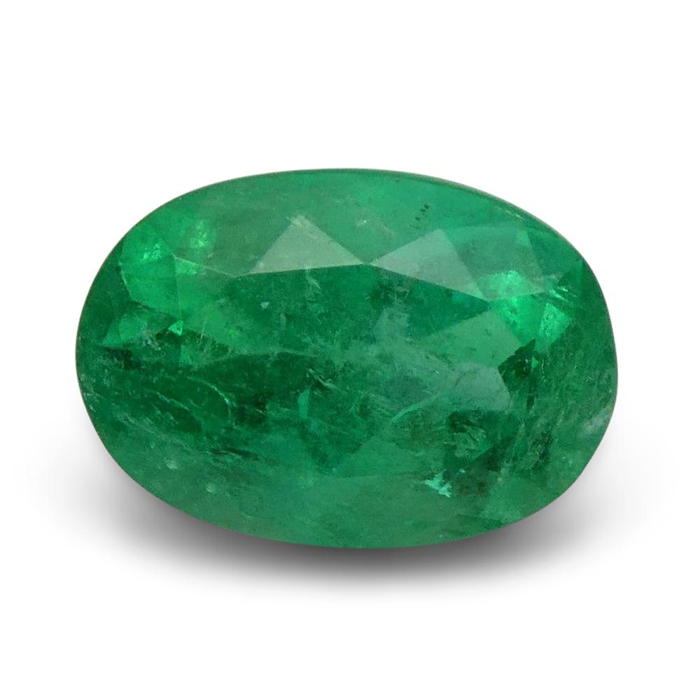 Women's or Men's 1.45 Carat GIA Certified Colombian Emerald