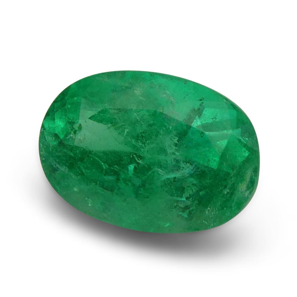 1.45 ct GIA Certified Colombian Emerald For Sale 2