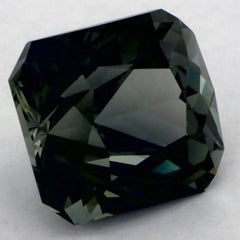 1.45 Ct Green Sapphire Octagon Loose Gemstone