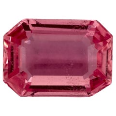 1.45 Ct Pink Sapphire Octagon Cut Loose Gemstone
