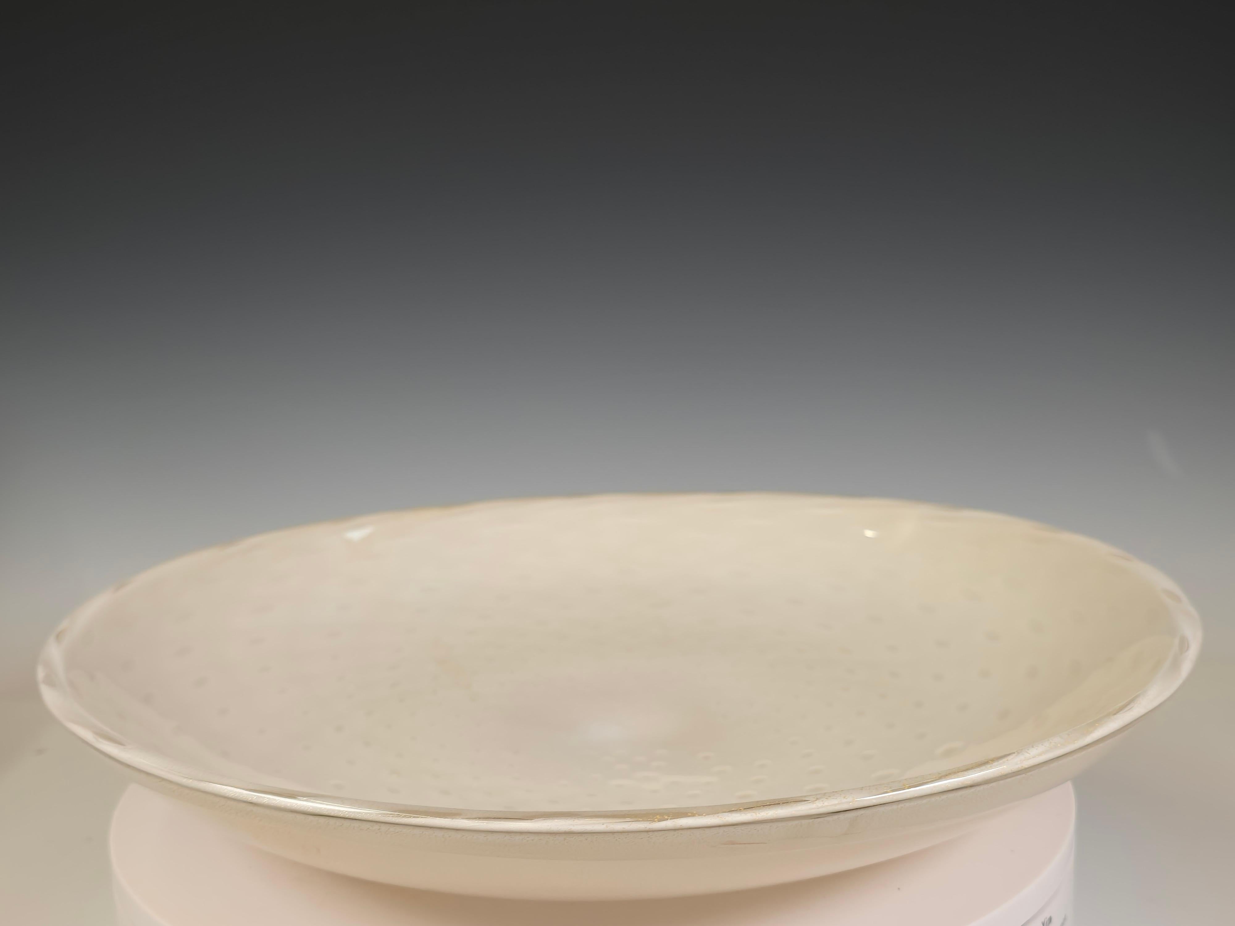 14.5 inch Murano Bowl by Seguso For Sale 1