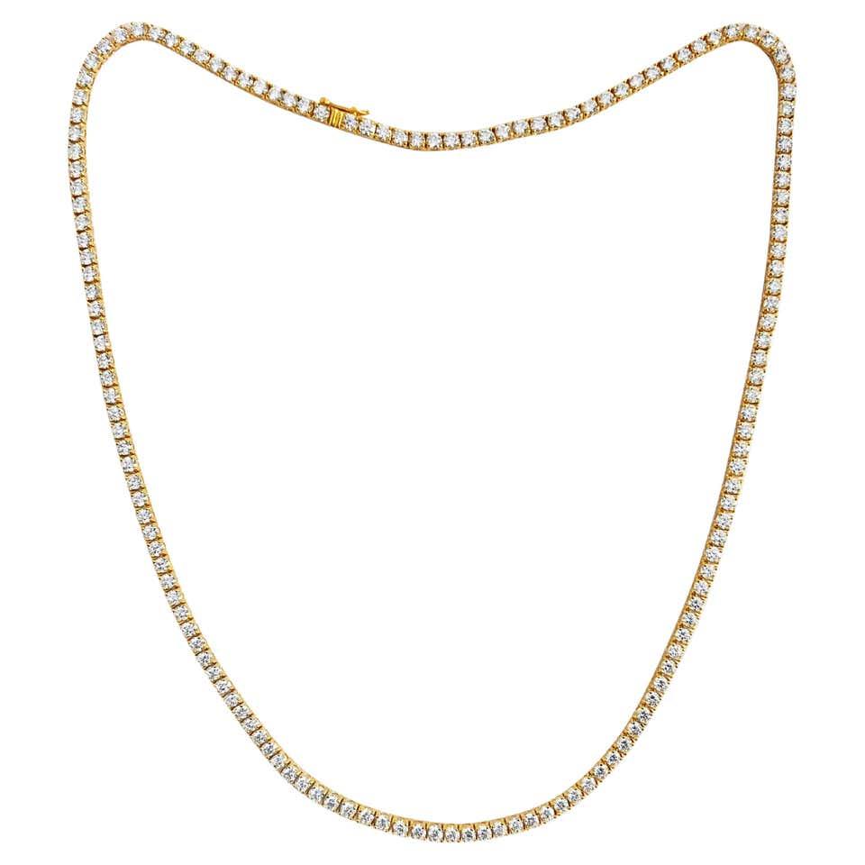 2 carat diamond tennis necklace Clearance