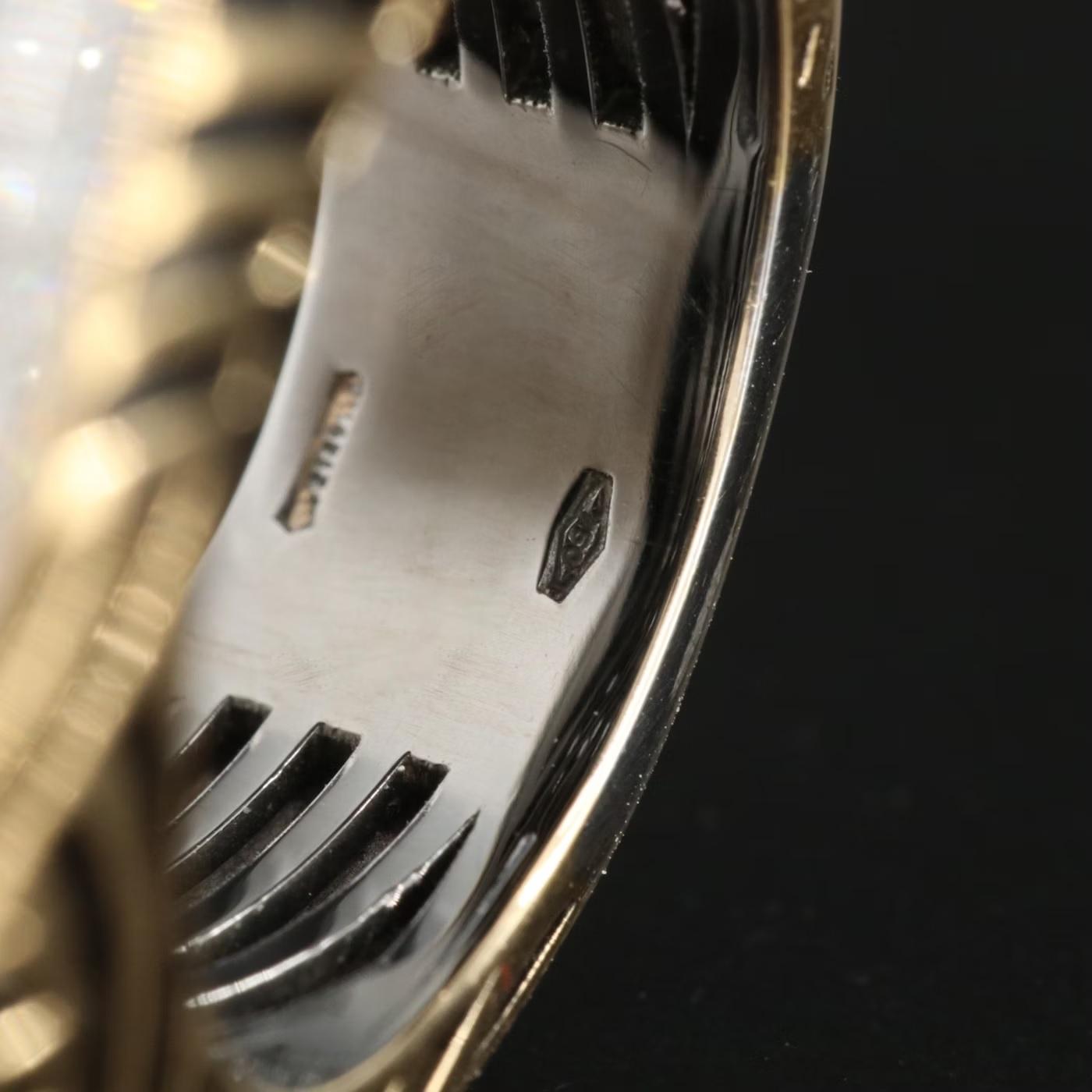 14500 / NEU / Giorgio Visconti - Venedig ITALY Designer Diamantring / 18K Gold 3