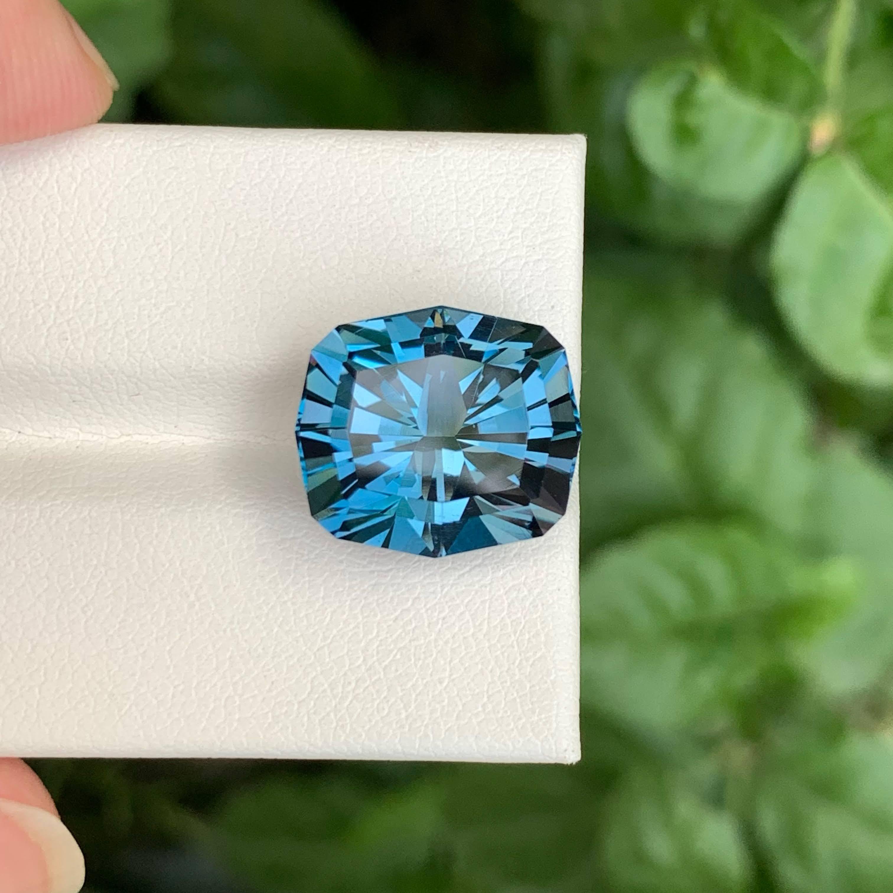 14,55 Karat Lose Soft London Topas Custom Gem Precision Cut Natürlicher afrikanischer Edelstein im Angebot 4