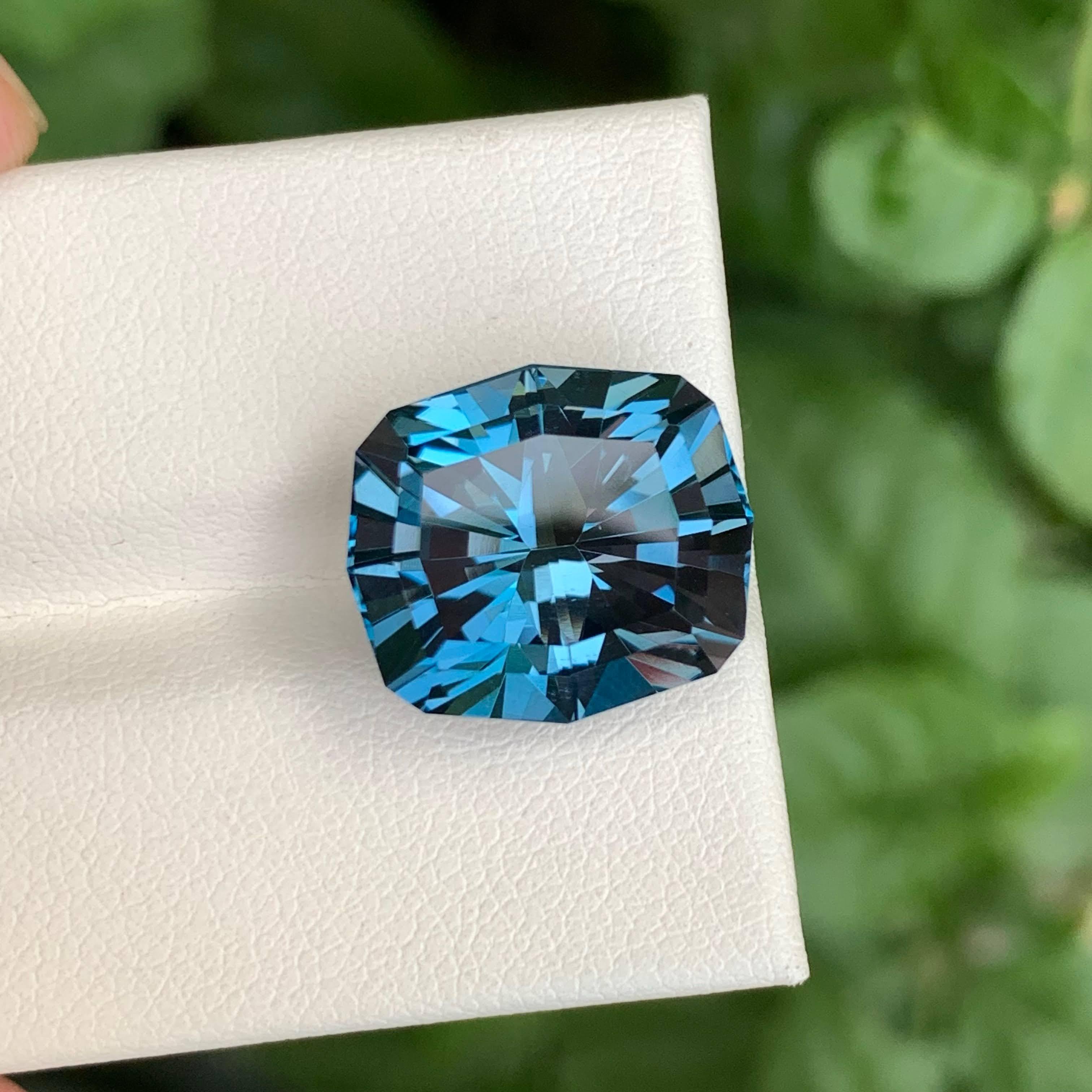 14,55 Karat Lose Soft London Topas Custom Gem Precision Cut Natürlicher afrikanischer Edelstein im Angebot 5