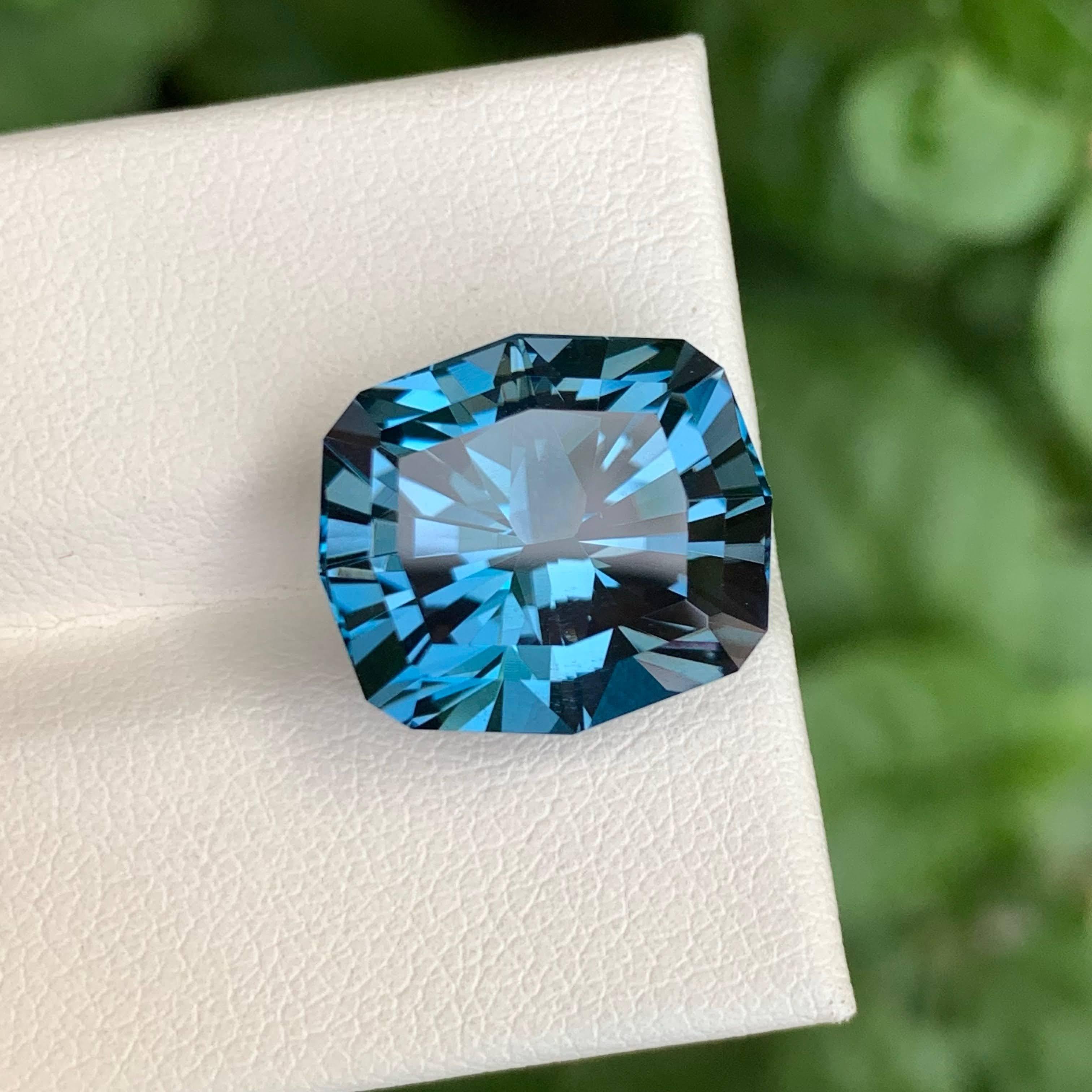 14,55 Karat Lose Soft London Topas Custom Gem Precision Cut Natürlicher afrikanischer Edelstein im Angebot 6