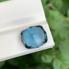 14.55 Carat Loose Soft London Topaz Custom Precision Cut Natural African Gem