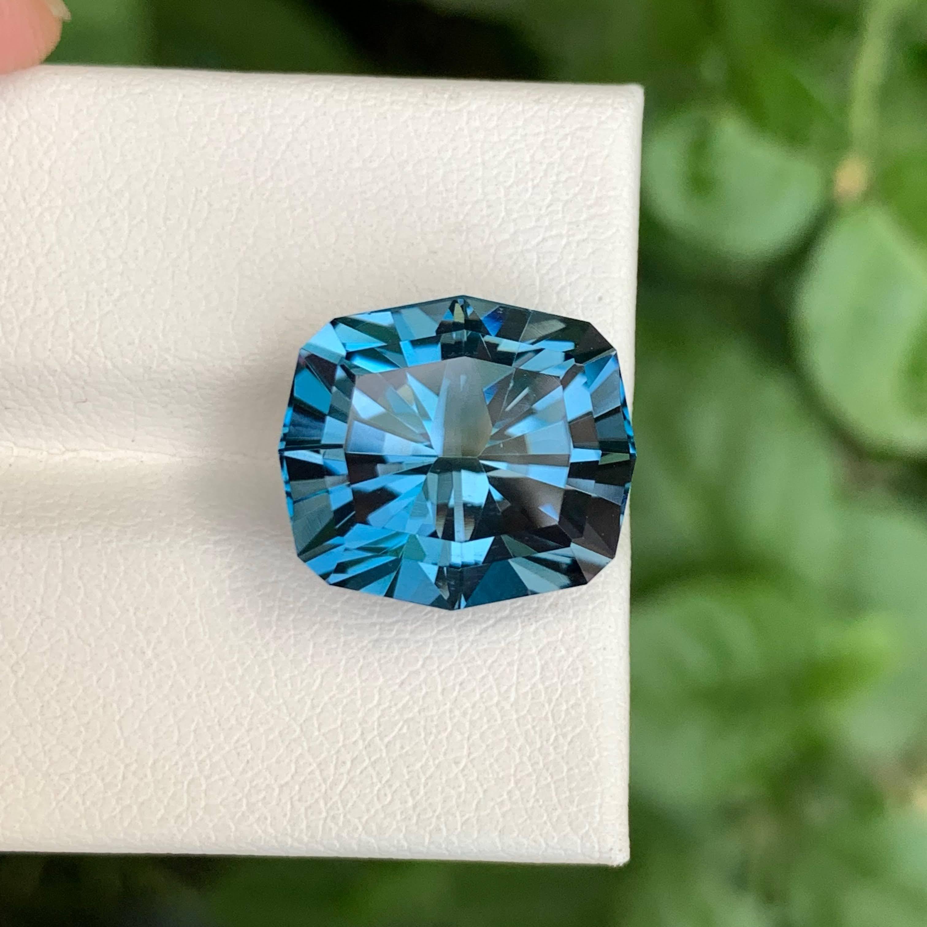 14,55 Karat Lose Soft London Topas Custom Gem Precision Cut Natürlicher afrikanischer Edelstein im Angebot 3