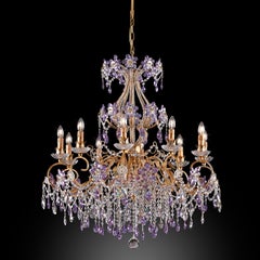 1457 10-Lights Metal Chandelier