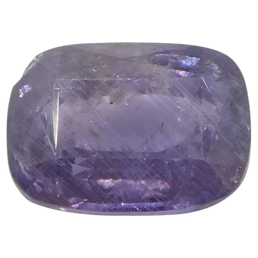 1.45ct Cushion Purple Sapphire from Tanzania Unheated