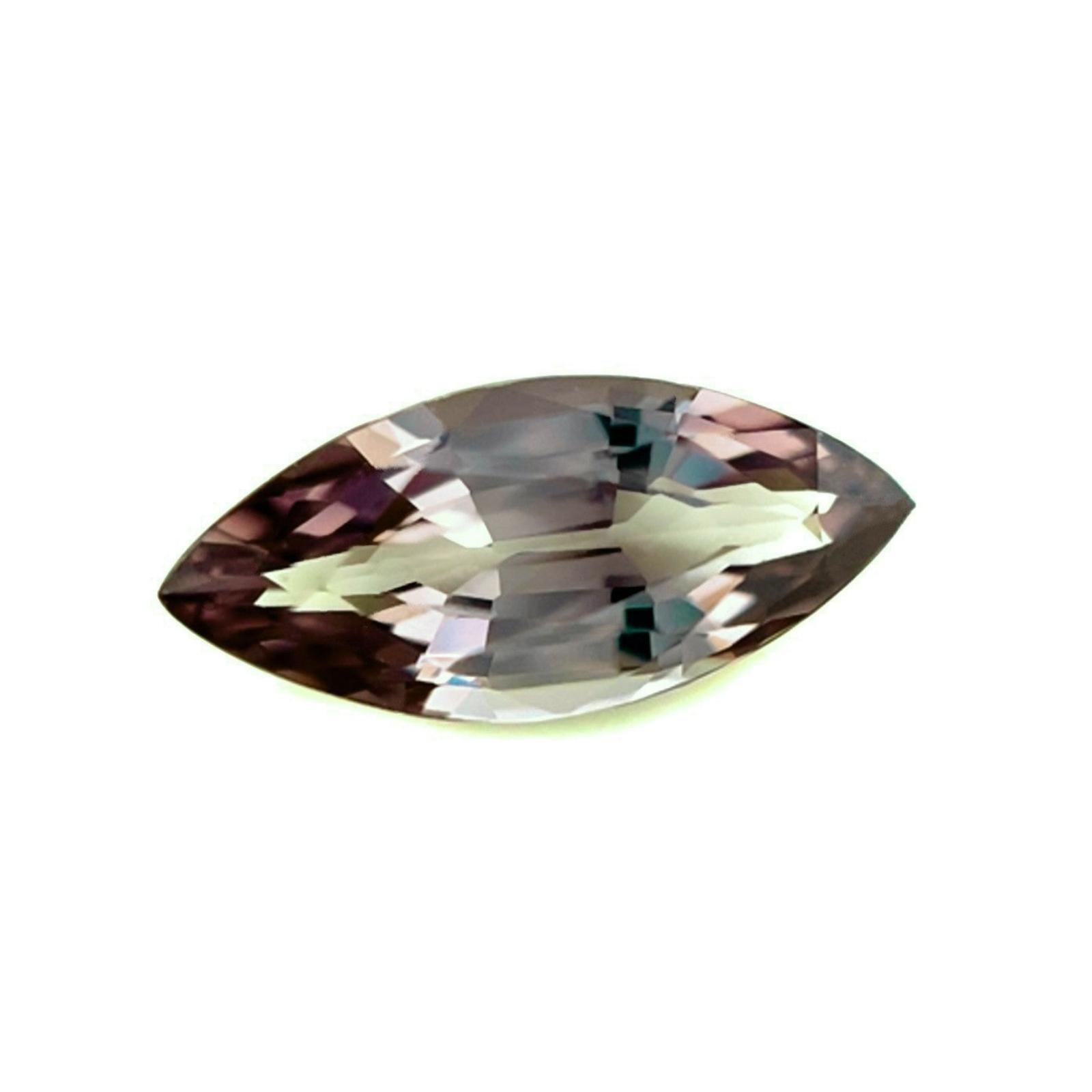 1.45ct GIA Certified Colour Change Garnet Marquise Cut Rare Pyrope Spessartine Unisexe en vente