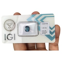 1,45ct Grünlich-blauer Spinell, heller teal-blauer Spinell (7,7x6,1x3,7mm)