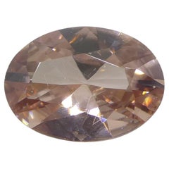 1.45ct Natural Earth Mined Oval Master Pink Zircon from Sri Lanka