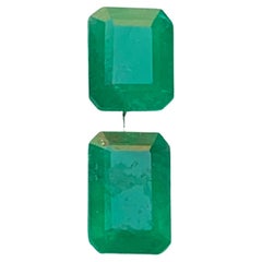 1,46 Karat Lebendiger Grüner Smaragd, Natürliche Lose Edelsteine Paket - Smaragdschliff