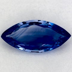 1.46 Ct Blue Sapphire Marquise Loose Gemstone