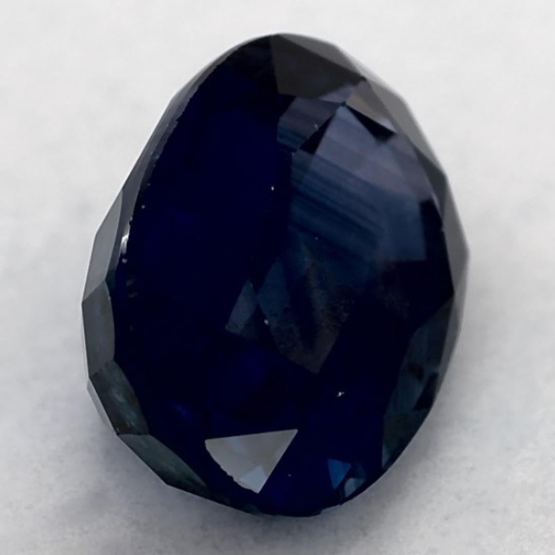 1.46 carati di zaffiro blu ovale sfuso In condizioni Nuovo in vendita a Fort Lee, NJ