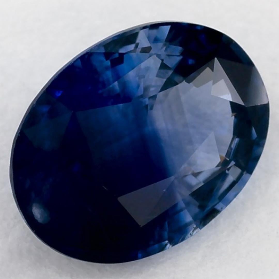 1.46 Karat Blauer Saphir Oval Loser Edelstein im Zustand „Neu“ im Angebot in Fort Lee, NJ