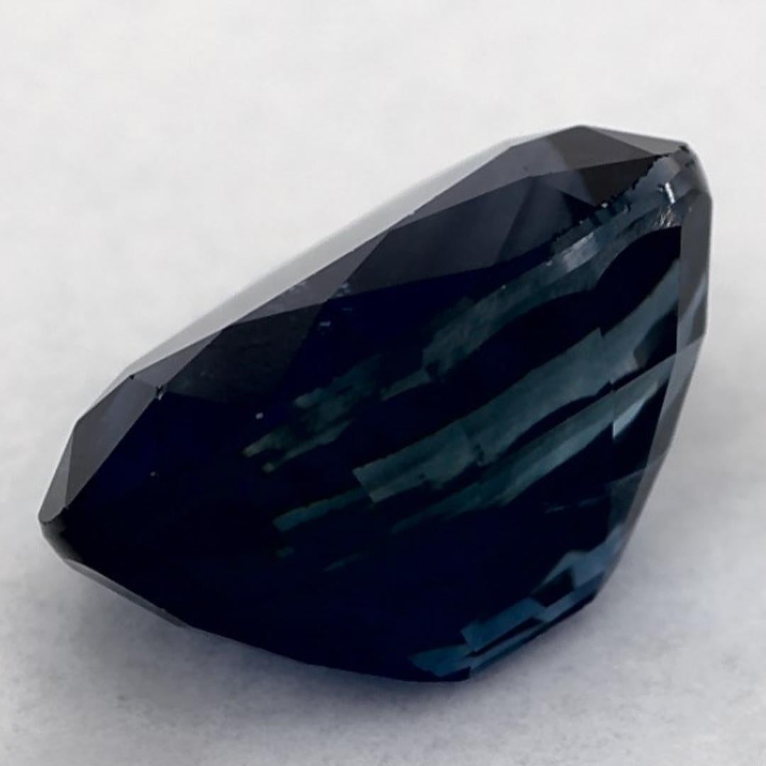 1.46 carati di zaffiro blu ovale sfuso in vendita 2