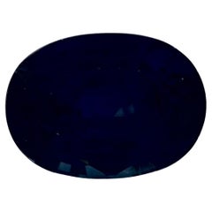 1.46 carati di zaffiro blu ovale sfuso