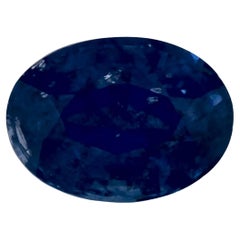 1.46 carati di zaffiro blu ovale sfuso