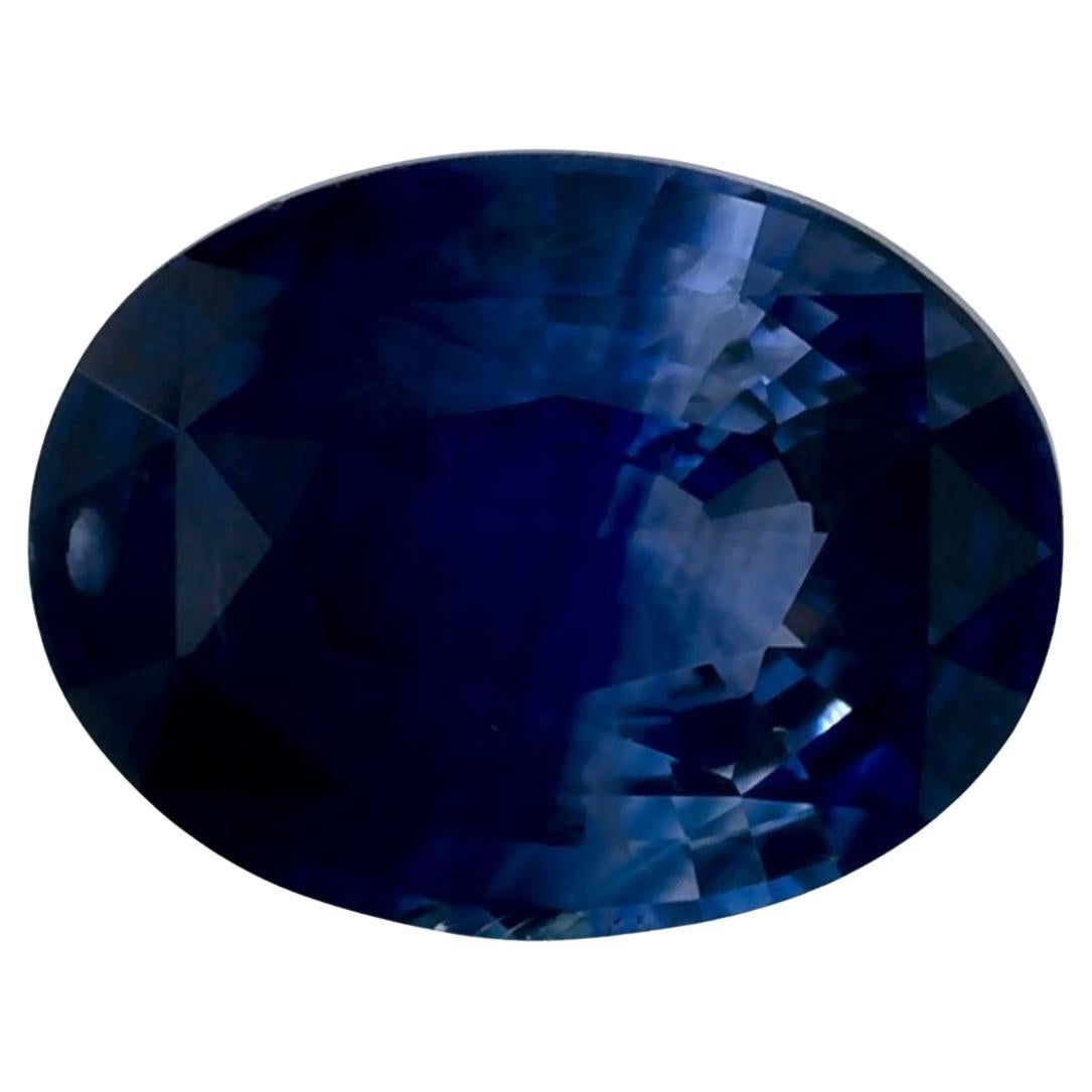 1.46 qt Zafiro Azul Oval Gema Suelta