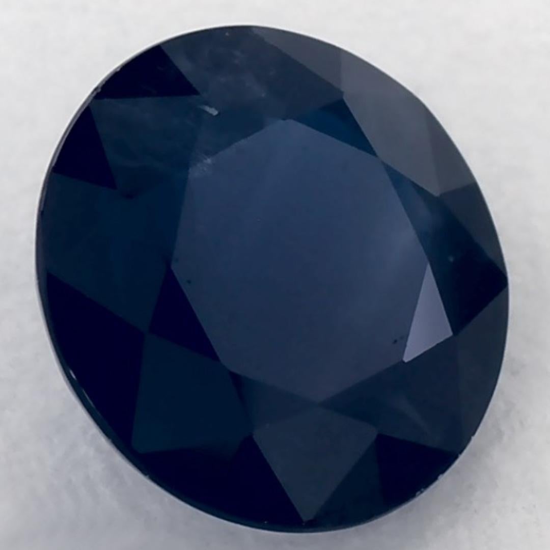 1.46 ct Zafiro Azul Redondo Gema Suelta en Nuevo estado para la venta en Fort Lee, NJ