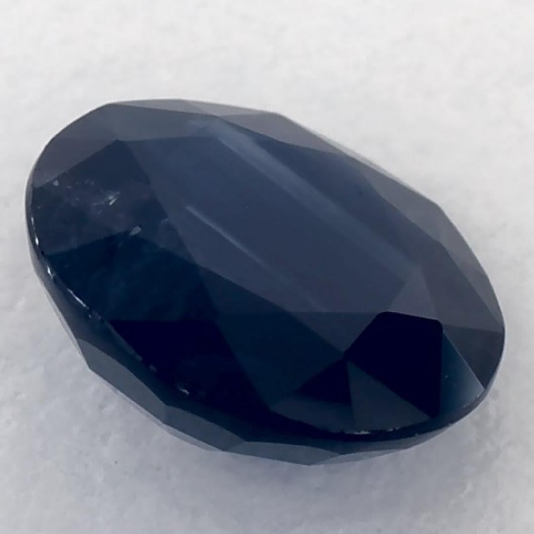 1.46 ct Zafiro Azul Redondo Gema Suelta en venta 1