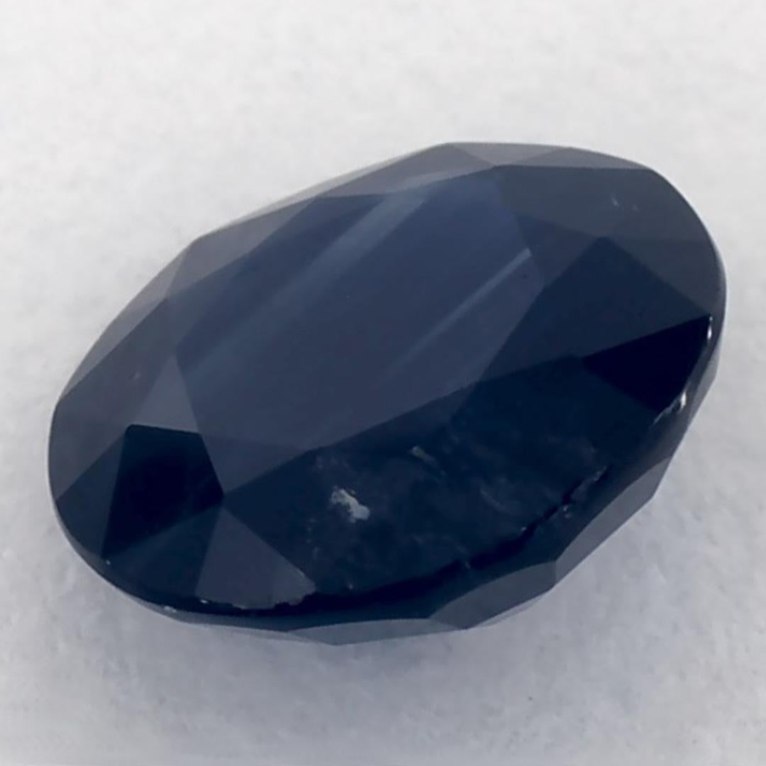 1.46 ct Zafiro Azul Redondo Gema Suelta en venta 2