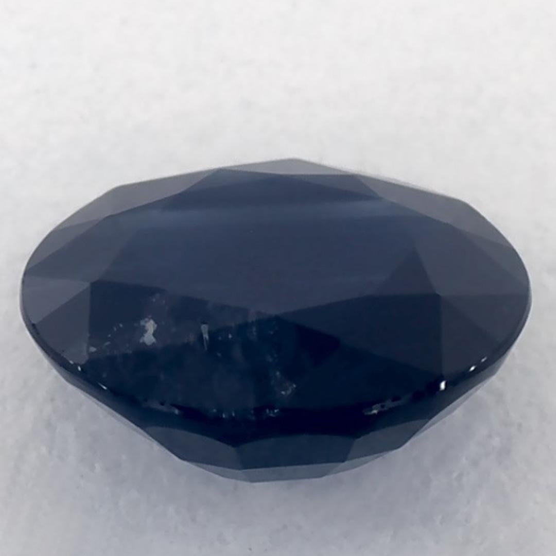 1.46 ct Zafiro Azul Redondo Gema Suelta en venta 3