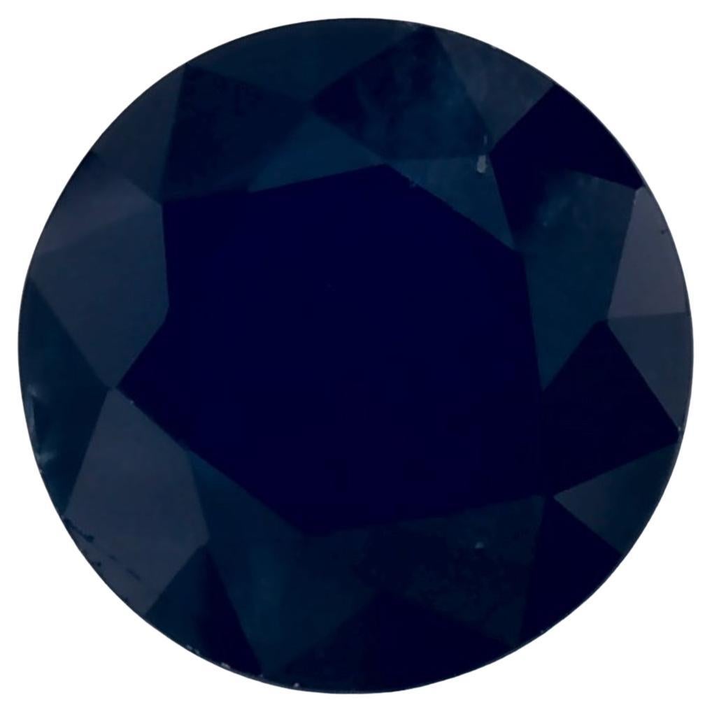 1.46 ct Zafiro Azul Redondo Gema Suelta