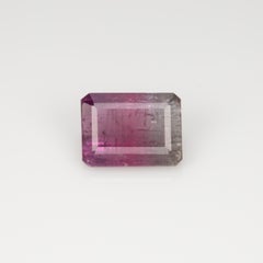 1.46 cts, Faceted bi-color faceted tourmaline