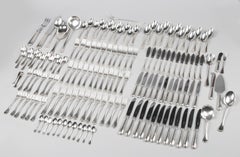 146-Piece Silver-Plated Christofle Flatware, Perles