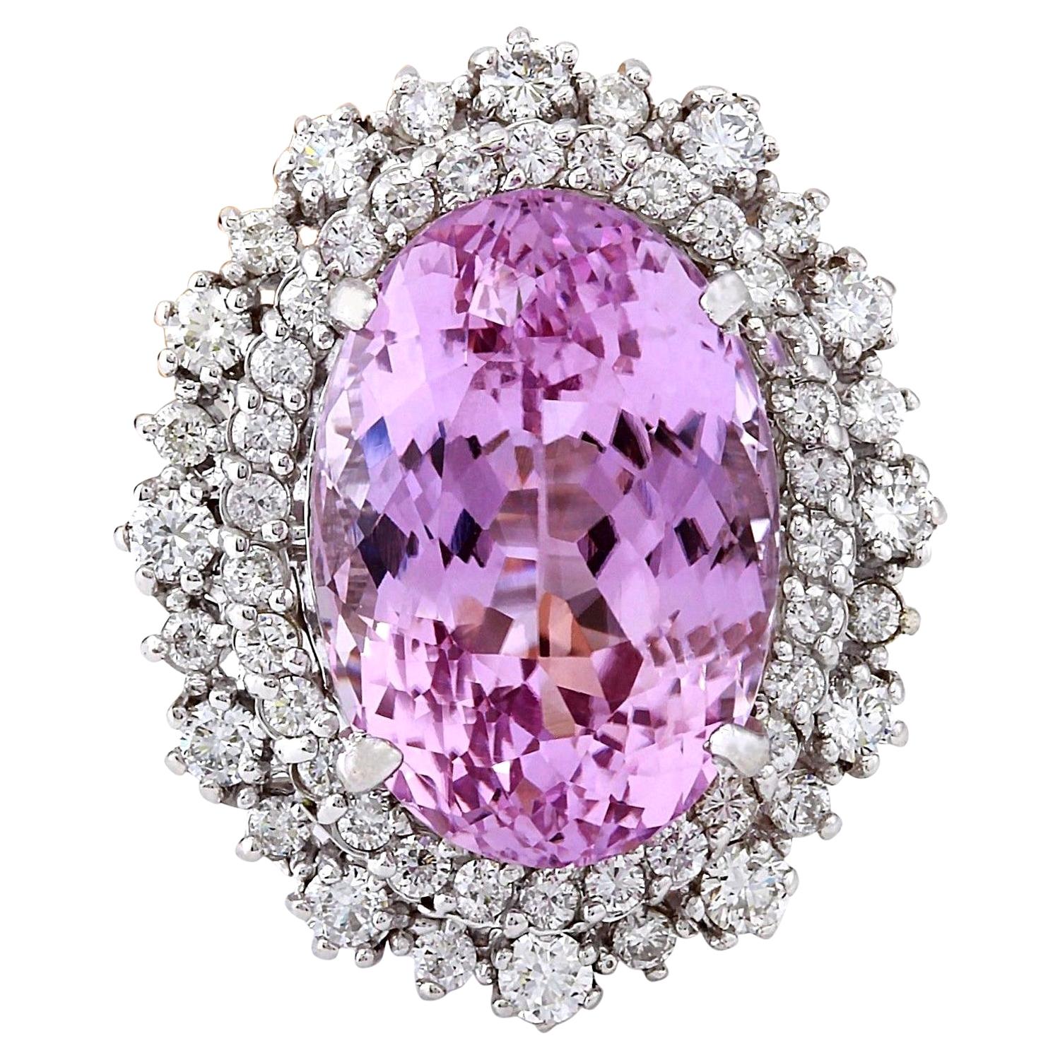 Bague Or Jaune 18k Diamant Naturel & Saphir Rose - Diamant 0.80ct Trapèze, Taille Réglable