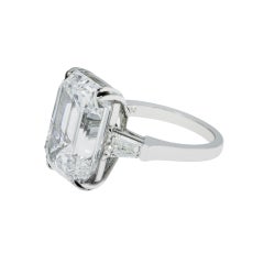 14.63 Carat Emerald Diamond Ring 18K Gold High Jewellery Supremacy