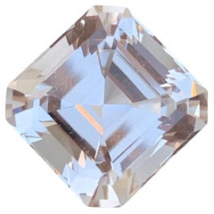 Topaze naturelle non sertie de 14,65 carats en forme d'asscher pour collier bijoux 