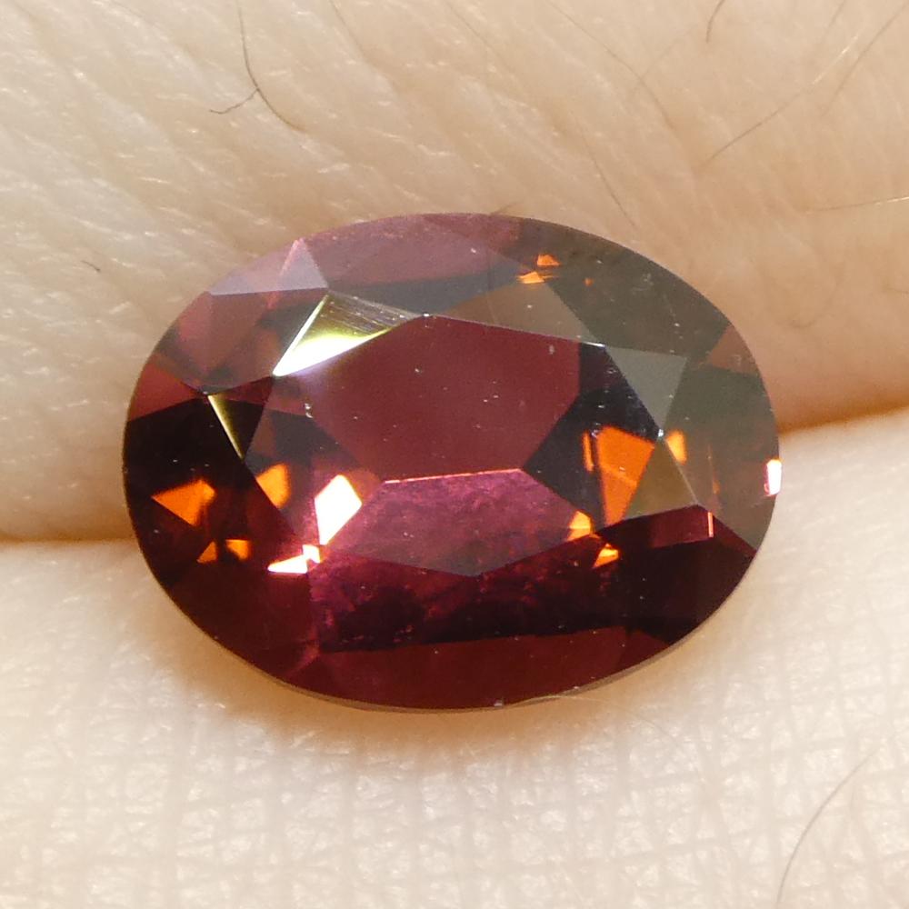 1.46ct Tourmaline rose ovale en vente 7