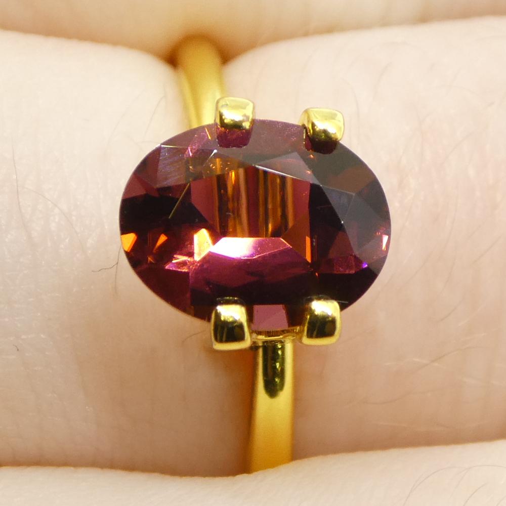 Taille ovale 1.46ct Tourmaline rose ovale en vente