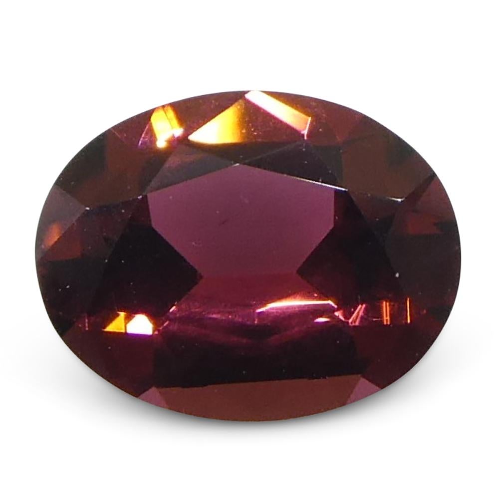 1.46ct Tourmaline rose ovale en vente 1