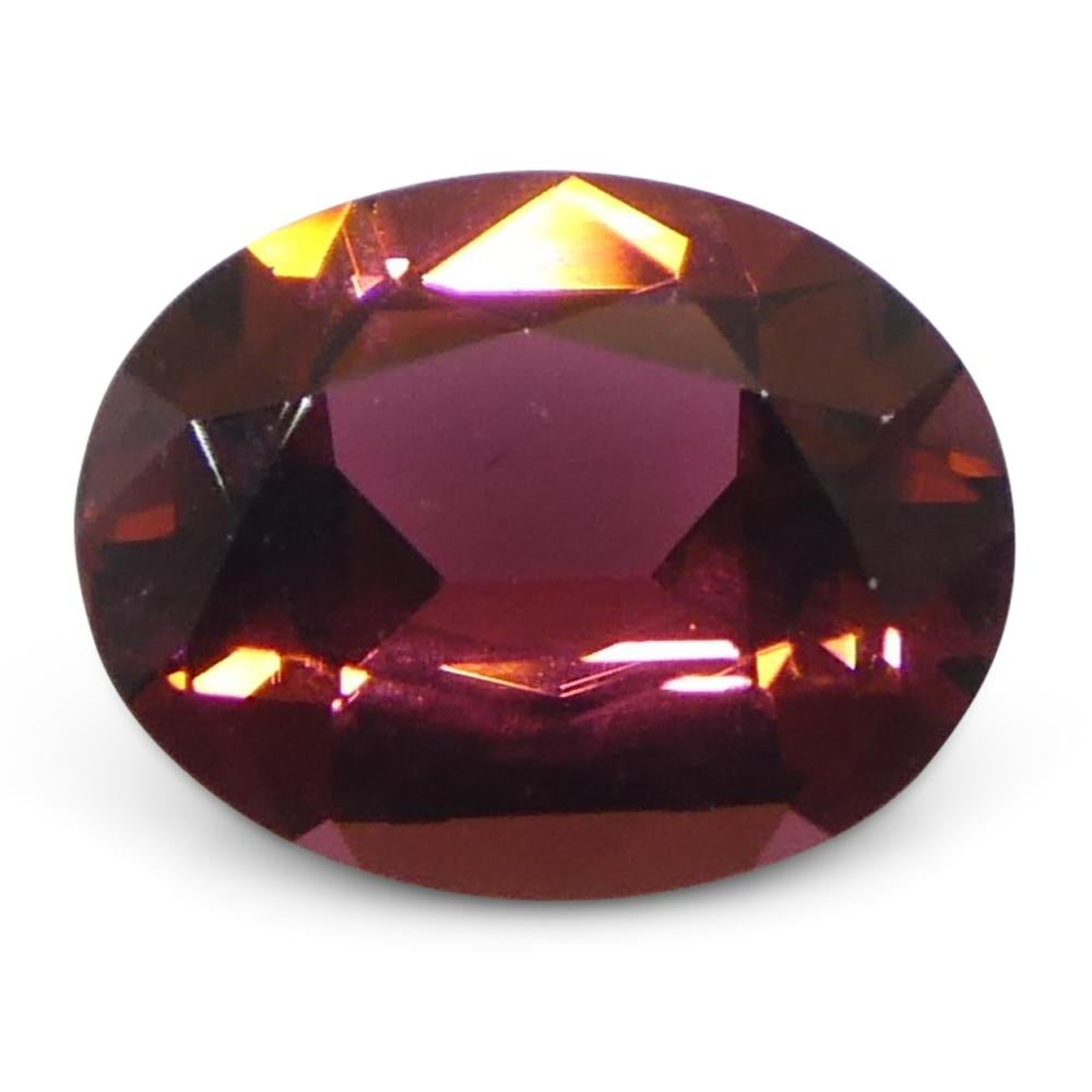 1.46ct Tourmaline rose ovale en vente 2