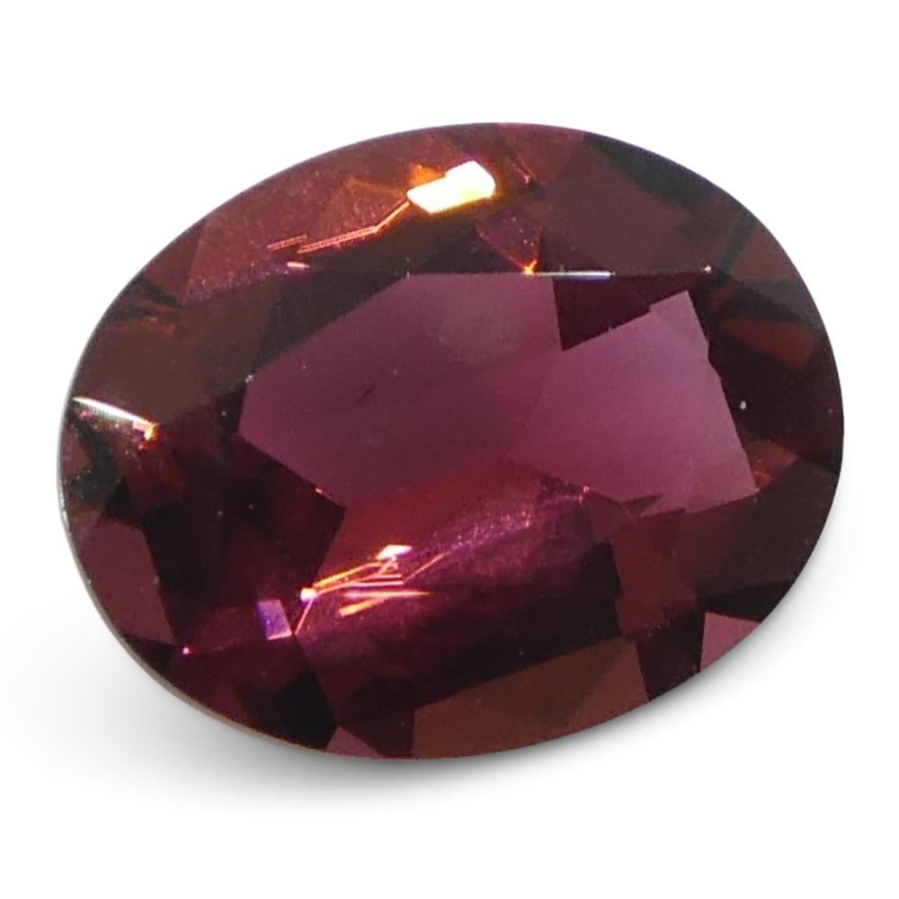1.46ct Tourmaline rose ovale en vente 3