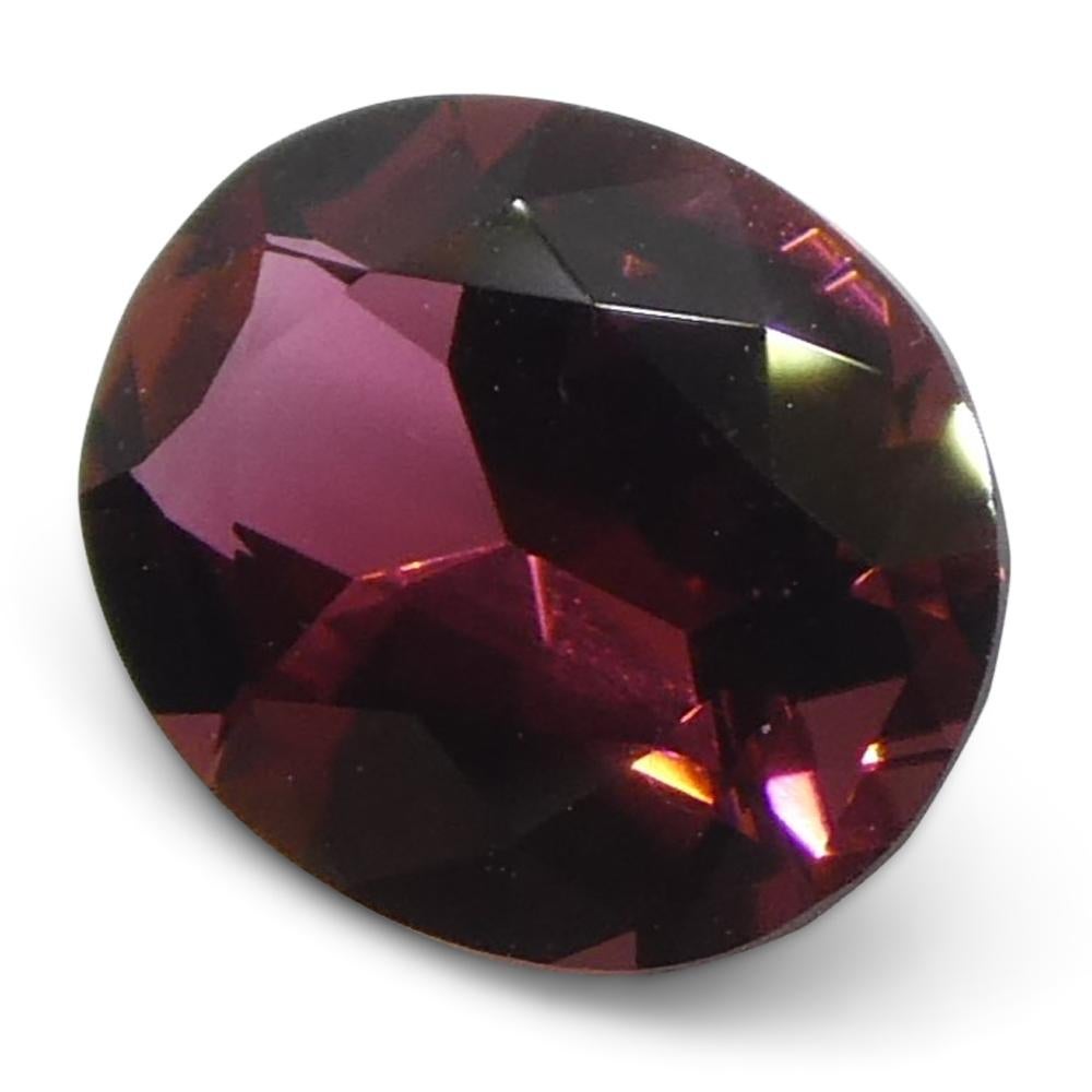 1.46ct Tourmaline rose ovale en vente 4