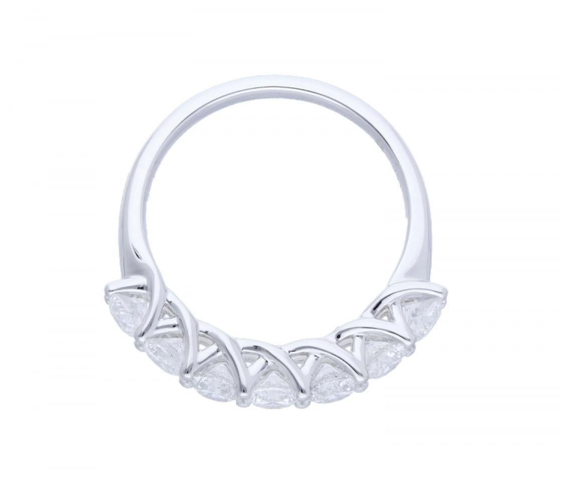 white gold diamond band