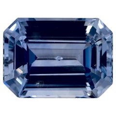 1.47 Ct Blue Sapphire Octagon Cut Loose Gemstone